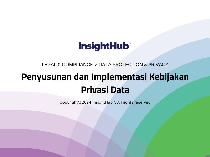 Penyusunan dan Implementasi Kebijakan Privasi Data