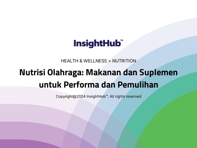 Nutrisi Olahraga: Makanan dan Suplemen untuk Performa dan Pemulihan