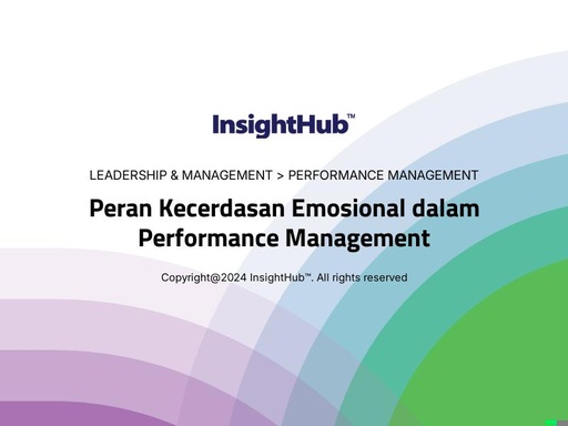 Peran Kecerdasan Emosional dalam Performance Management