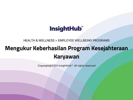 Mengukur Keberhasilan Program Kesejahteraan Karyawan