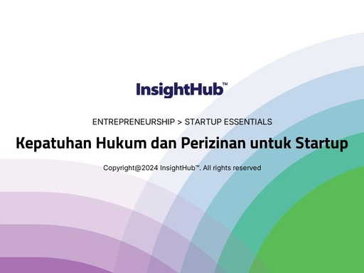 Kepatuhan Hukum dan Perizinan untuk Startup