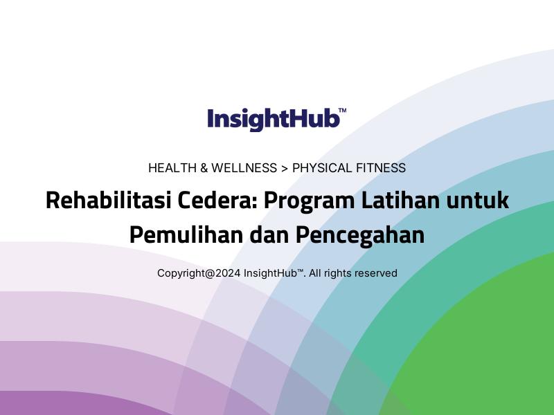 Rehabilitasi Cedera: Program Latihan untuk Pemulihan dan Pencegahan