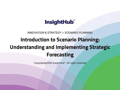 Introduction to Scenario Planning: Understanding and Implementing Strategic Forecasting