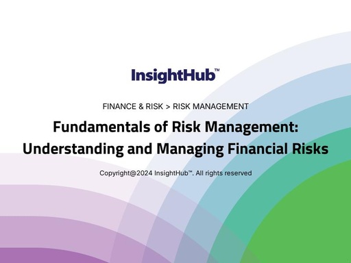 Fundamentals of Risk Management: Understanding and Managing Financial Risks