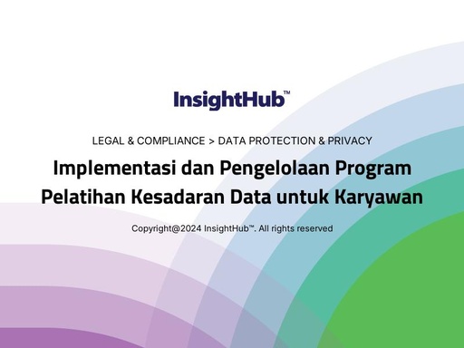 Implementasi dan Pengelolaan Program Pelatihan Kesadaran Data untuk Karyawan